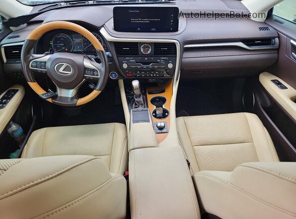 2T2HGMDA4LC044114 2020 LEXUS RX Black Dashboard view