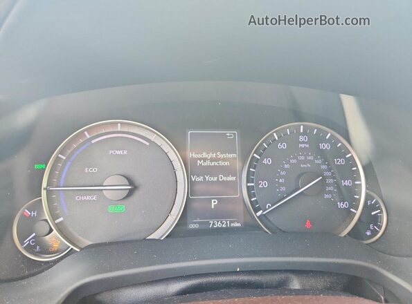 2T2HGMDA4LC044114 2020 LEXUS RX Black Instrument cluster view