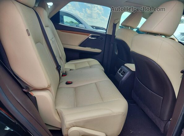 2T2HGMDA4LC044114 2020 LEXUS RX Black Rear seats view
