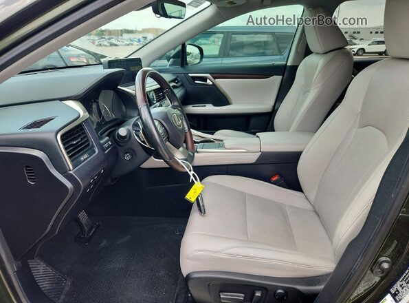 2T2HGMDA9LC048594 2020 LEXUS RX Зеленый Вид салона спереди