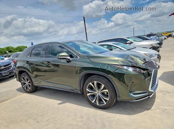 2T2HGMDA9LC048594 2020 LEXUS RX Зеленый Передняя правая четверть