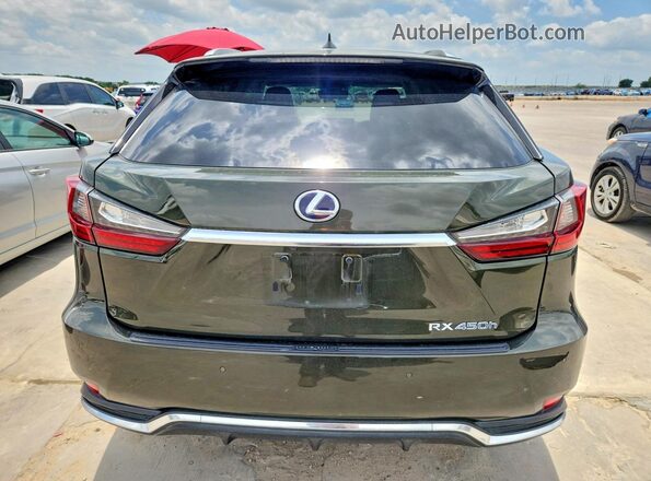 2T2HGMDA9LC048594 2020 LEXUS RX Зеленый Вид сзади