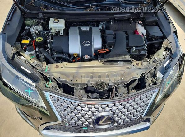 2T2HGMDA9LC048594 2020 LEXUS RX Зеленый Вид подкапотного пространства