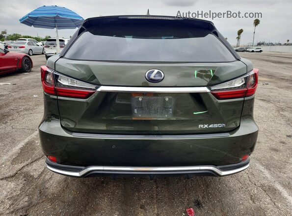 2T2HGMDA9LC053522 2020 LEXUS RX Green უკანა ხედი