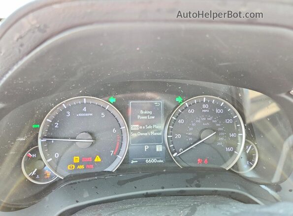2T2HZMAA1LC161423 2020 LEXUS RX Silver Widok zestawu wskaźników
