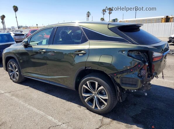 2T2HZMAA3MC214821 2021 LEXUS RX Зеленый Задняя левая четверть