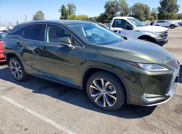 2T2HZMAA3MC214821 2021 LEXUS RX Зеленый Передняя правая четверть