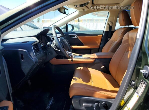 2T2HZMAA3MC214821 2021 LEXUS RX Зеленый Вид салона спереди