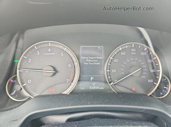 2T2HZMAA5LC167449 2020 LEXUS RX Серебряный Вид щитка приборов