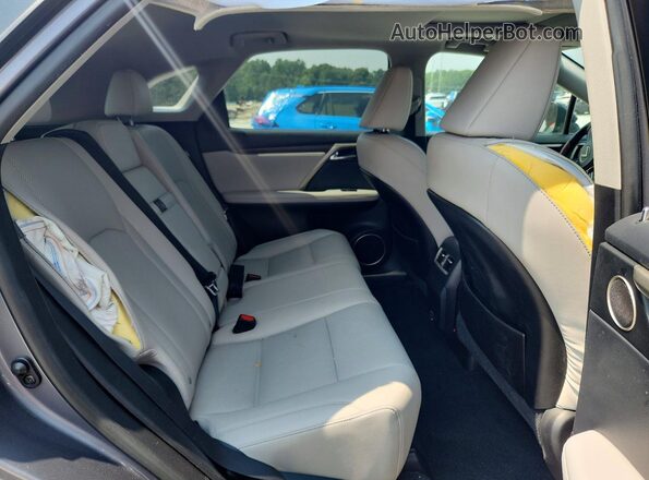 2T2HZMAA5MC197505 2021 LEXUS RX Gray უკანა სალონის ხედი