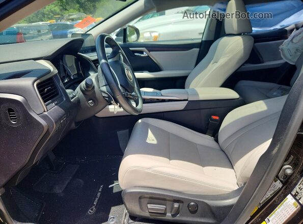 2T2HZMAA5MC201214 2021 LEXUS RX Черный Вид салона спереди
