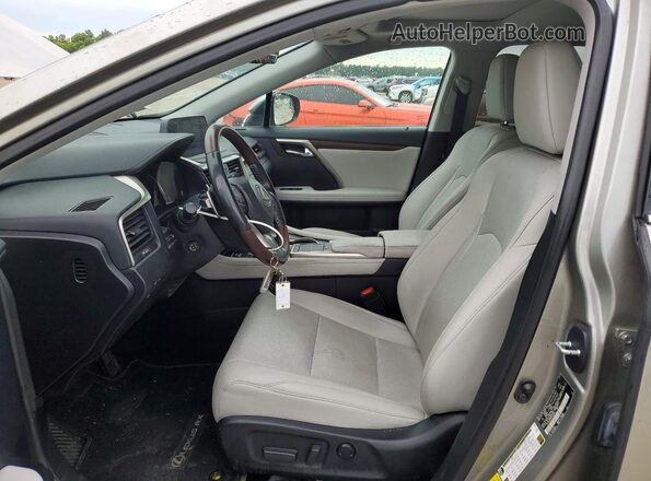 2T2HZMAA7MC195626 2021 LEXUS RX Бежевый Вид салона спереди