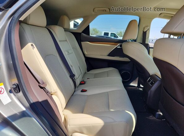 2T2HZMAA8LC155506 2020 LEXUS RX Серебряный Вид задней части салона