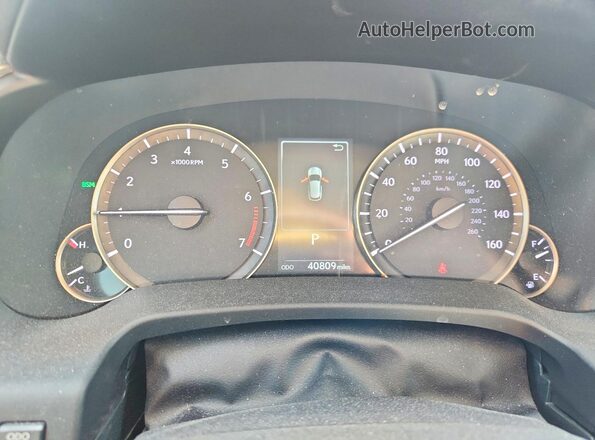 2T2HZMAA9LC174825 2020 LEXUS RX Silver Instrument cluster view
