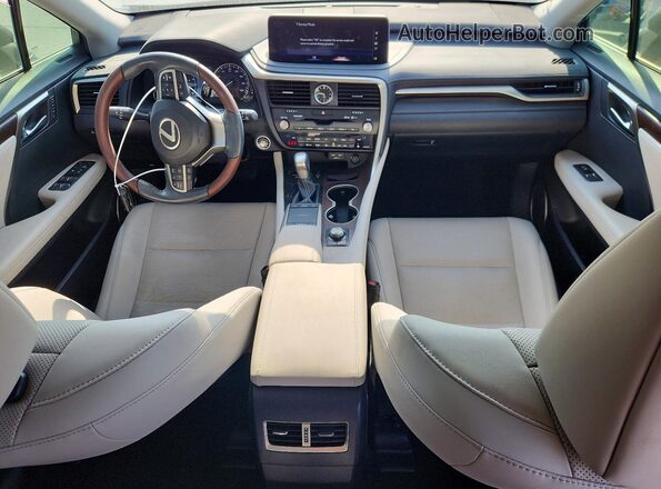 2T2HZMAA9LC174825 2020 LEXUS RX Silver Dashboard view