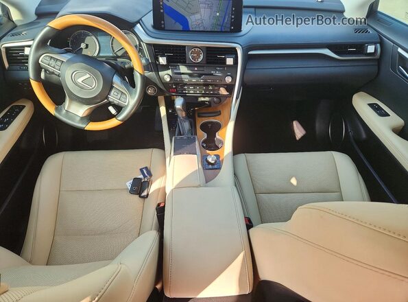 2T2HZMAA9MC205394 2021 LEXUS RX White წინა პანელის ხედი
