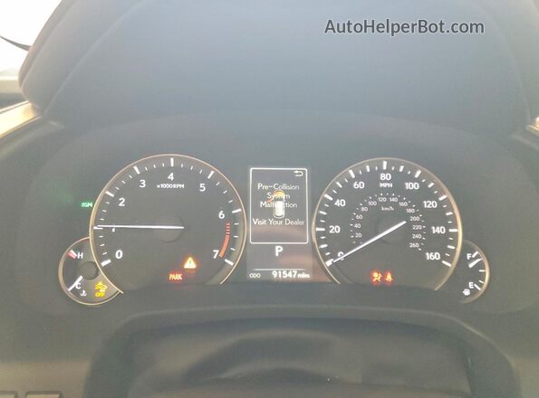 2T2HZMDA0LC230730 2020 LEXUS RX Silver Սարքավորումների վահանակի տեսք