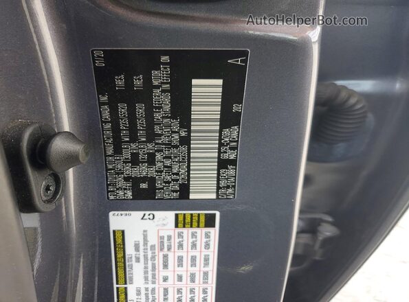 2T2HZMDA0LC235085 2020 LEXUS RX Charcoal Engine compartment view