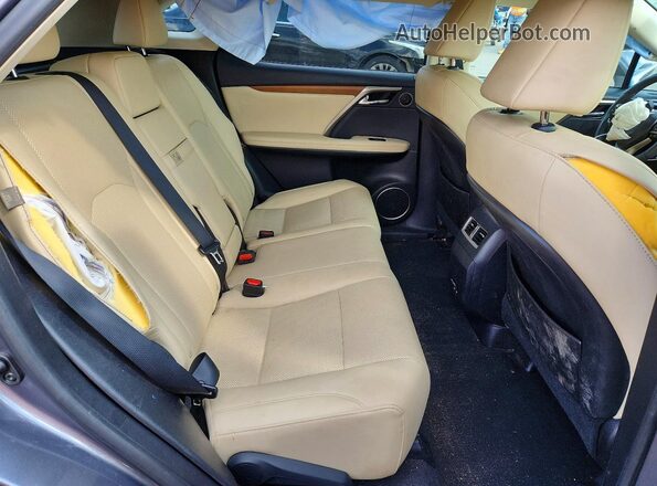 2T2HZMDA0MC281386 2021 LEXUS RX Gray უკანა სალონის ხედი