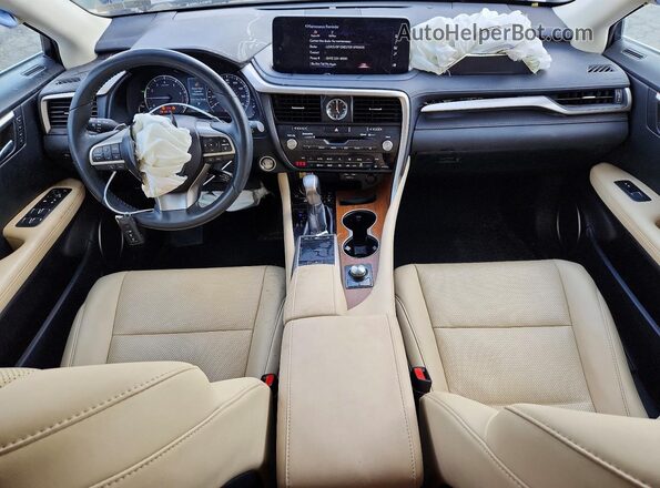 2T2HZMDA0MC281386 2021 LEXUS RX Gray წინა პანელის ხედი
