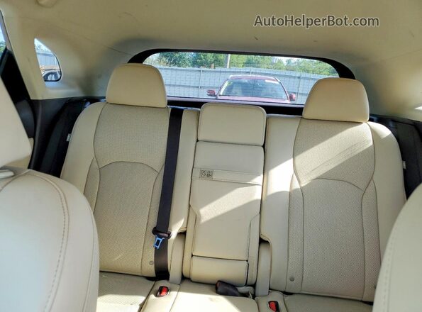 2T2HZMDA2LC226484 2020 LEXUS RX White უკანა სავარძლების ხედი