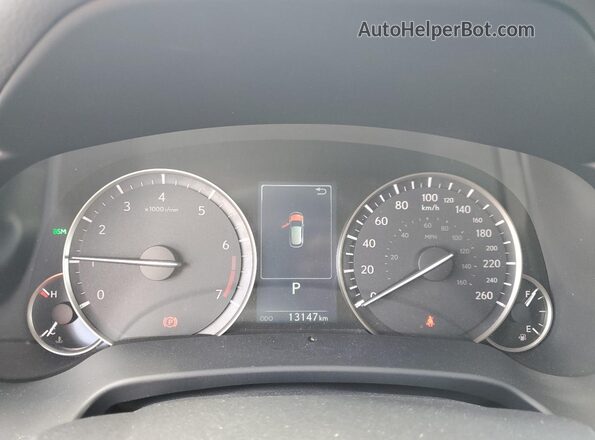 2T2HZMDA3MC258619 2021 LEXUS RX Белый Вид щитка приборов