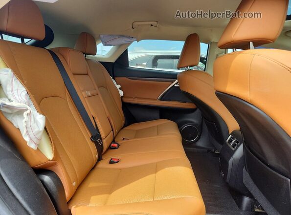 2T2HZMDA3NC341436 2022 LEXUS RX Blue Rear interior view