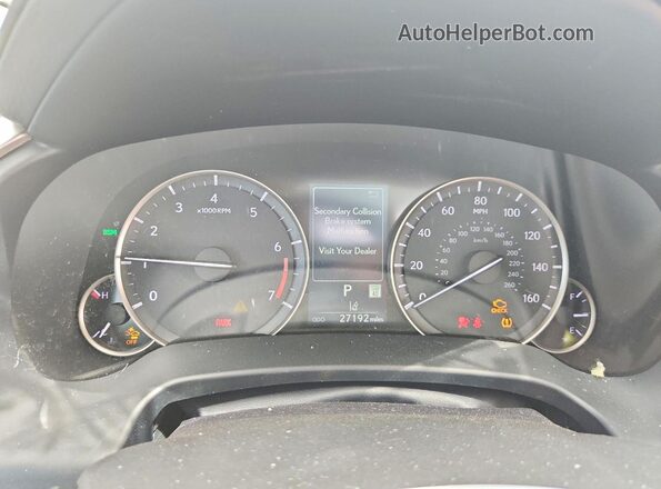 2T2HZMDA3NC341436 2022 LEXUS RX Blue Instrument cluster view