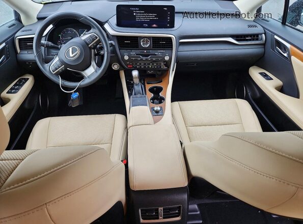 2T2HZMDA3NC354946 2022 LEXUS RX Black წინა პანელის ხედი