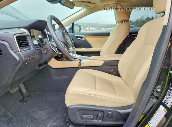 2T2HZMDA3NC354946 2022 LEXUS RX Black წინა სალონის ხედი