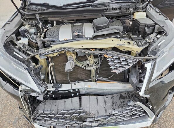 2T2HZMDA3NC354946 2022 LEXUS RX Black ძრავის განყოფილების ხედი