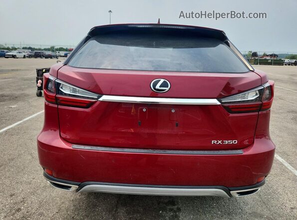2T2HZMDA4LC222078 2020 LEXUS RX Red Հետևի տեսք