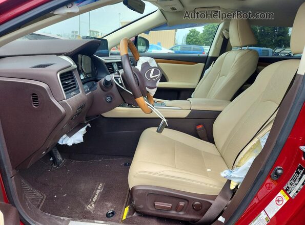 2T2HZMDA4LC222078 2020 LEXUS RX Red Սալոնի դիմացի տեսք