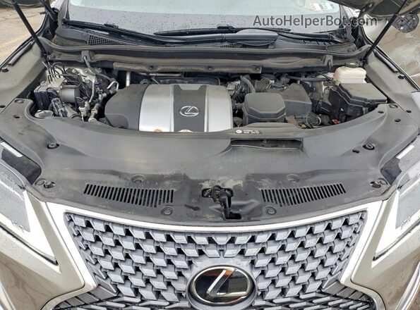 2T2HZMDA6LC228416 2020 LEXUS RX Gray Vista del compartimento del motor