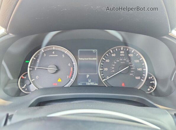 2T2HZMDA7MC286407 2021 LEXUS RX Silver Instrument cluster view