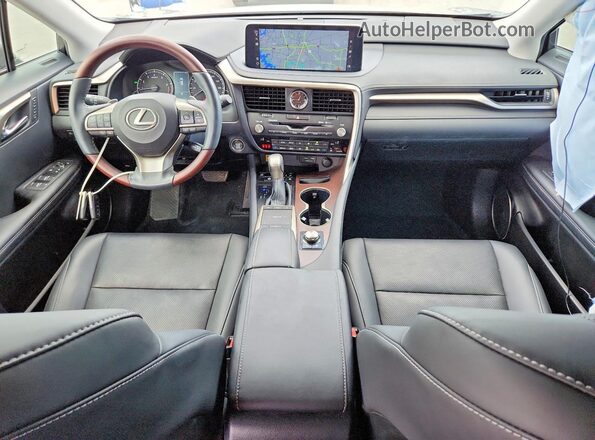 2T2HZMDA8NC365215 2022 LEXUS RX Серебряный Вид панели приборов