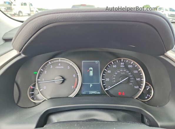 2T2HZMDA8NC365215 2022 LEXUS RX Серебряный Вид щитка приборов