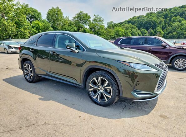 2T2HZMDA9LC230578 2020 LEXUS RX Зеленый Передняя правая четверть