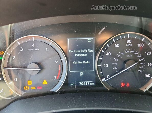 2T2HZMDA9MC267423 2021 LEXUS RX Silver Widok zestawu wskaźników
