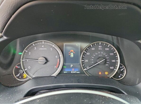 2T2HZMDA9MC304941 2021 LEXUS RX Black Widok zestawu wskaźników