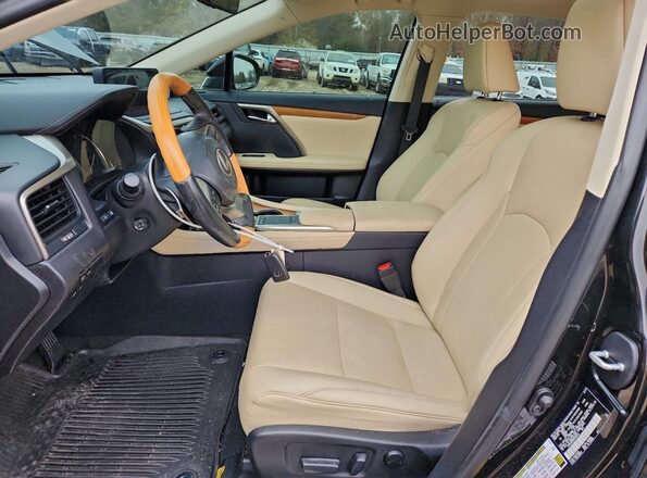 2T2HZMDA9MC304941 2021 LEXUS RX Black Widok wnętrza z przodu