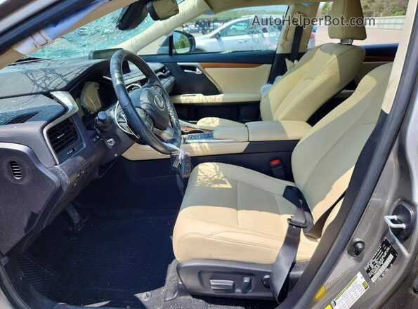 2T2HZMDA9NC357902 2022 LEXUS RX Tan Vista interior delantera