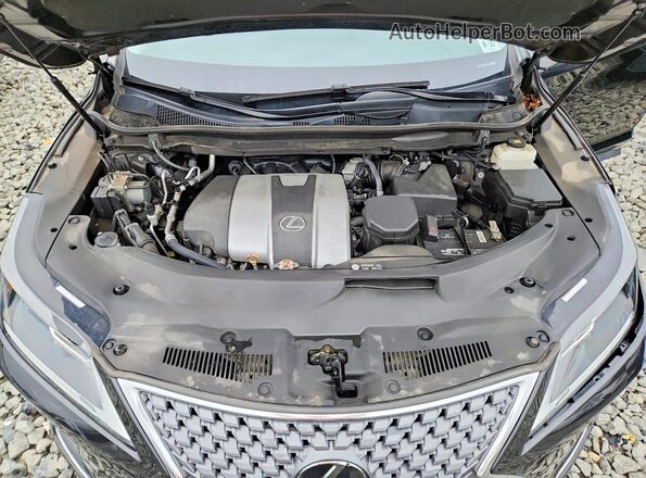 2T2HZMDA9NC359066 2022 LEXUS RX Black Engine compartment view