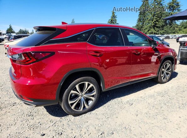 2T2HZMDAXMC287356 2021 LEXUS RX Red Задня права чверть