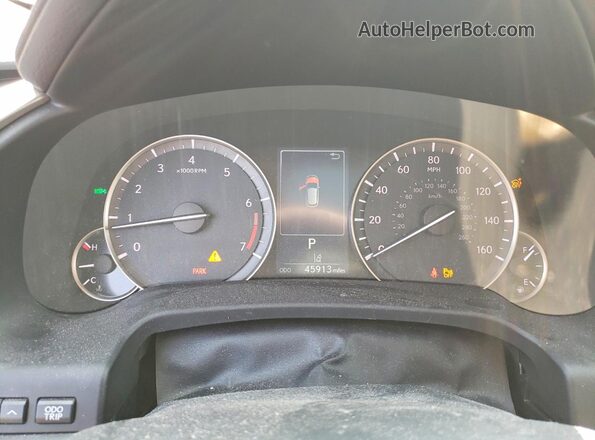 2T2HZMDAXMC287356 2021 LEXUS RX Red Вид щитка приладів