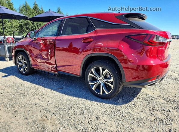2T2HZMDAXMC287356 2021 LEXUS RX Red Задня ліва чверть