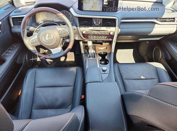 2T2HZMDAXMC287356 2021 LEXUS RX Red Вид панелі приладів