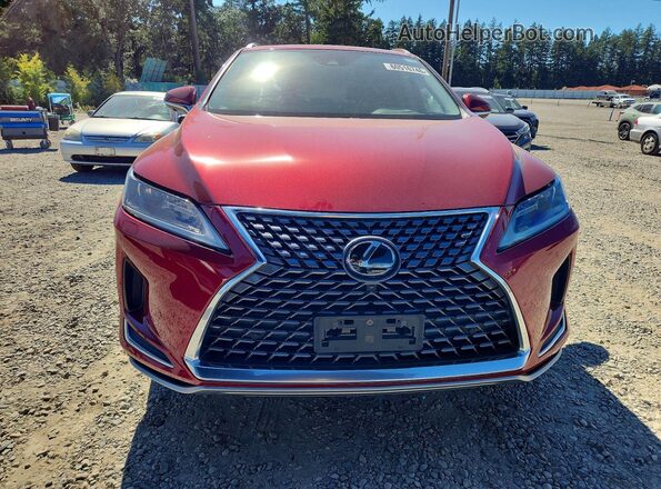 2T2HZMDAXMC287356 2021 LEXUS RX Red Вид спереду