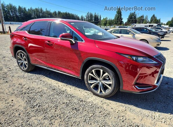 2T2HZMDAXMC287356 2021 LEXUS RX Red Передня права чверть
