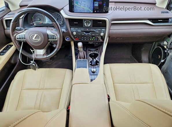 2T2JGMDA3LC049581 2020 LEXUS RX Beige Vista del salpicadero